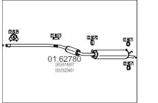 Zadní tlumič výfuku MTS 01.62780