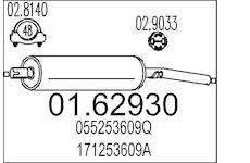 Zadni tlumic vyfuku MTS 01.62930