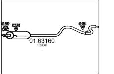 Zadni tlumic vyfuku MTS 01.63160