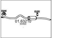 Zadni tlumic vyfuku MTS 01.63210