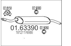 Zadni tlumic vyfuku MTS 01.63390