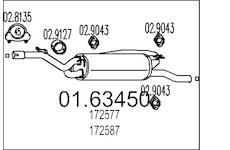 Zadní tlumič výfuku MTS 01.63450