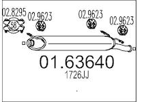 Zadní tlumič výfuku MTS 01.63640