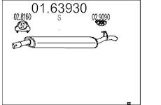 Zadni tlumic vyfuku MTS 01.63930