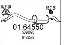 Zadni tlumic vyfuku MTS 01.64550