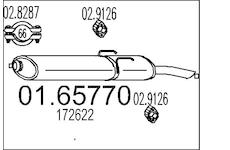 Zadní tlumič výfuku MTS 01.65770