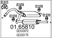 Zadní tlumič výfuku MTS 01.65810