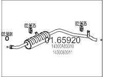 Zadní tlumič výfuku MTS 01.65920