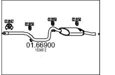 Zadni tlumic vyfuku MTS 01.66900