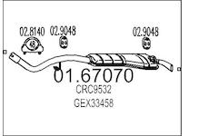 Zadní tlumič výfuku MTS 01.67070