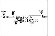 Zadní tlumič výfuku MTS 01.67330