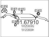 Zadní tlumič výfuku MTS 01.67910