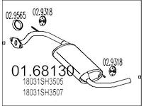 Zadní tlumič výfuku MTS 01.68130