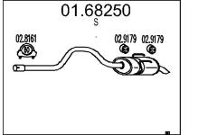 Zadní tlumič výfuku MTS 01.68250
