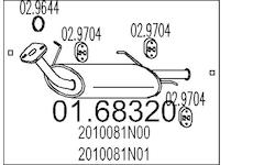 Zadní tlumič výfuku MTS 01.68320