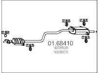 Zadní tlumič výfuku MTS 01.68410
