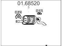 Zadni tlumic vyfuku MTS 01.68520