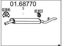 Zadni tlumic vyfuku MTS 01.68770