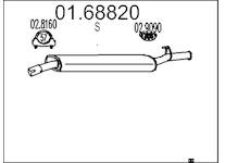 Zadní tlumič výfuku MTS 01.68820
