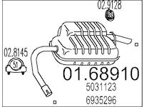 Zadní tlumič výfuku MTS 01.68910