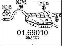 Zadní tlumič výfuku MTS 01.69010