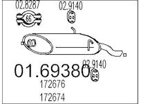 Zadní tlumič výfuku MTS 01.69380