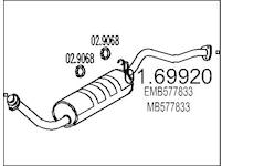 Zadní tlumič výfuku MTS 01.69920