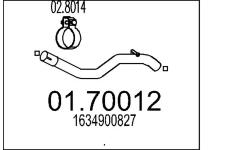Výfuková trubka MTS 01.70012