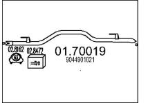 Výfuková trubka MTS 01.70019