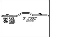 Výfuková trubka MTS 01.70021