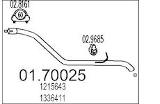 Výfuková trubka MTS 01.70025