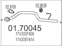 Výfuková trubka MTS 01.70045