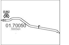 Výfuková trubka MTS 01.70050