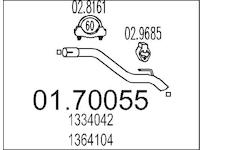 Výfuková trubka MTS 01.70055