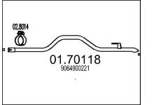 Výfuková trubka MTS 01.70118