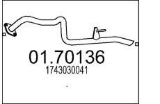 Výfuková trubka MTS 01.70136