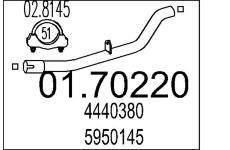 Výfuková trubka MTS 01.70220