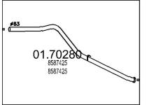 Výfuková trubka MTS 01.70280
