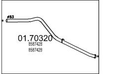 Výfuková trubka MTS 01.70320
