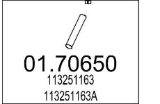 Výfuková trubka MTS 01.70650