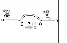 Výfuková trubka MTS 01.71110