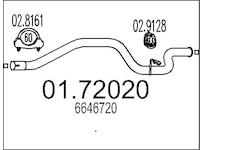 Výfuková trubka MTS 01.72020