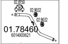 Výfuková trubka MTS 01.78460