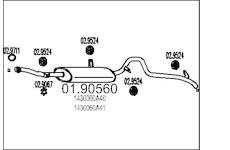 Zadní tlumič výfuku MTS 01.90560