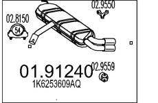 Zadni tlumic vyfuku MTS 01.91240