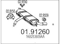 Zadni tlumic vyfuku MTS 01.91260