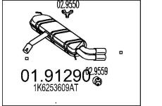 Zadni tlumic vyfuku MTS 01.91290