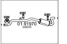 Zadní tlumič výfuku MTS 01.91970