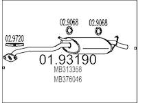 Zadní tlumič výfuku MTS 01.93190