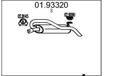 Zadní tlumič výfuku MTS 01.93320